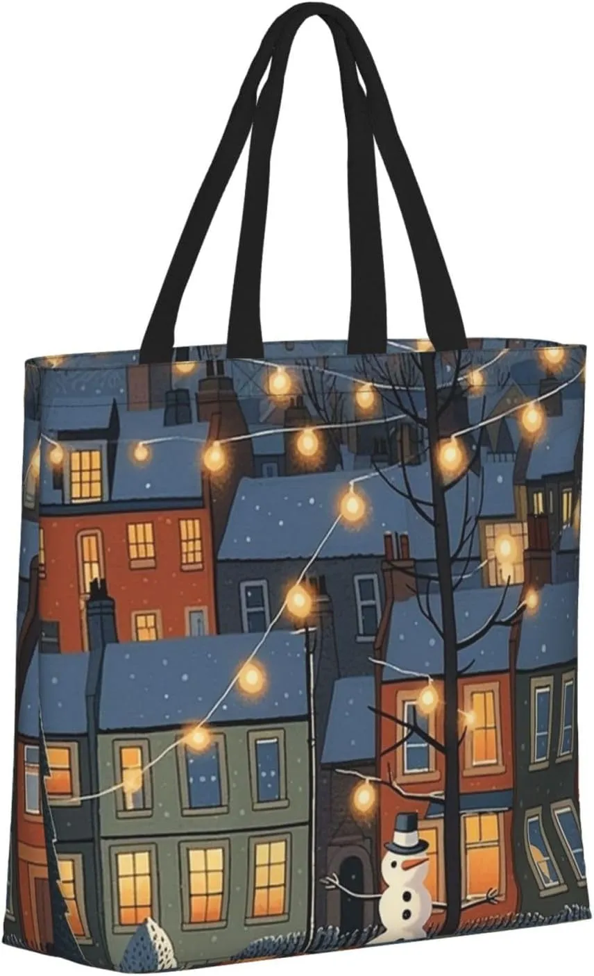 Tote Bag for Women Bold Colors Shoulder Bag with Zipper Handbag Large Capacity Reusable Grocery Bag