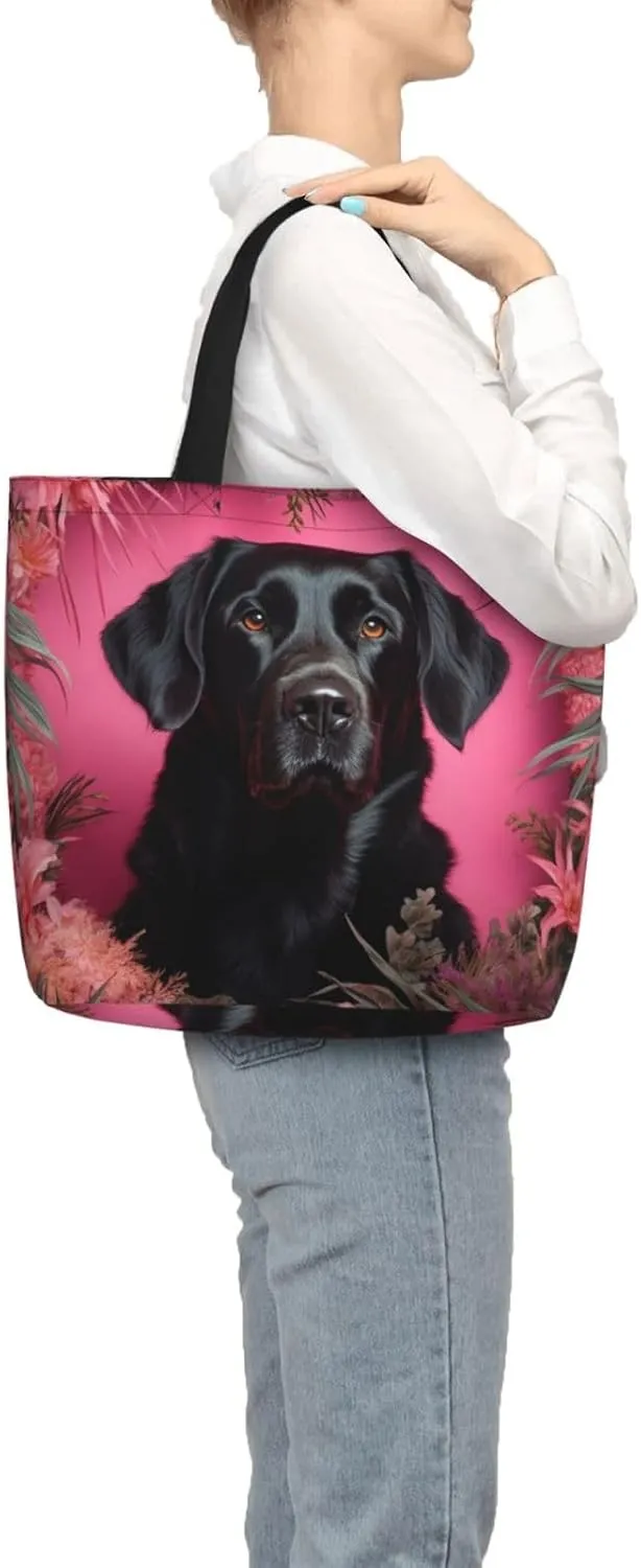 Tote Bag for Women Butterfly Wave Shoulder Bag with Zipper Handbag Large Capacity Reusable Grocery Bag