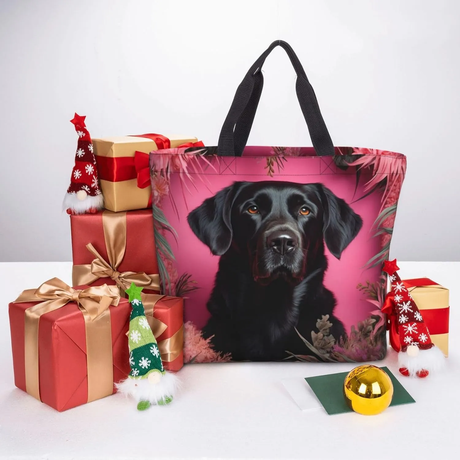 Tote Bag for Women Butterfly Wave Shoulder Bag with Zipper Handbag Large Capacity Reusable Grocery Bag