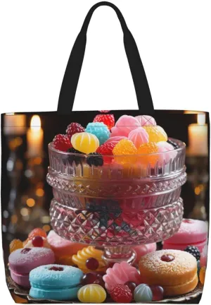 Tote Bag for Women Carefully Spelled with Love Shoulder Bag with Zipper Handbag Large Capacity Reusable Grocery Bag