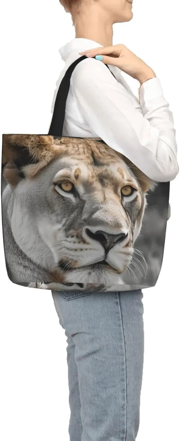 Tote Bag for Women Computer technology Shoulder Bag with Zipper Handbag Large Capacity Reusable Grocery Bag