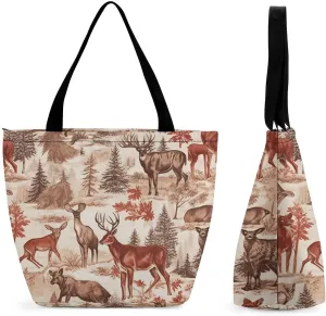 Tote Bag for Women Grocery Bag African Leopard on Rock Foldable Shopping Bags Reusable Large Tote Bag