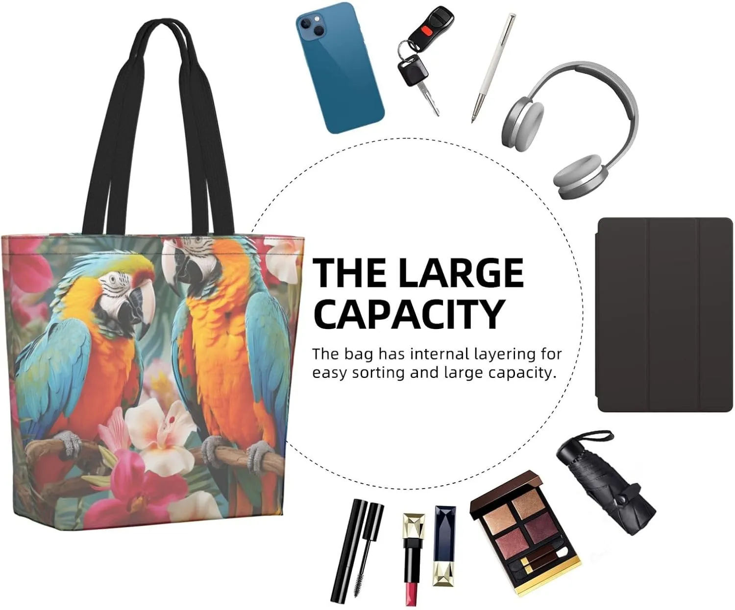 Tote Bag for Women Grocery Bag Reusable Shopping Bag Universe Starry Stars Handbag Foldable Shoulder Bag