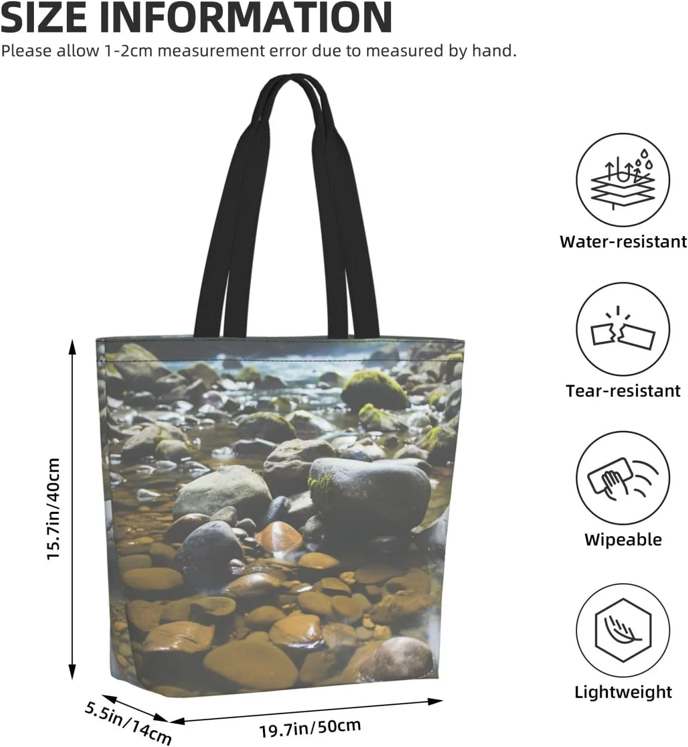 Tote Bag for Women Grocery Bag Reusable Shopping Bag Universe Starry Stars Handbag Foldable Shoulder Bag