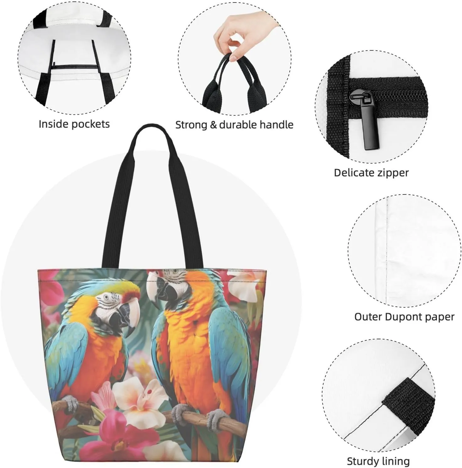 Tote Bag for Women Grocery Bag Reusable Shopping Bag Universe Starry Stars Handbag Foldable Shoulder Bag