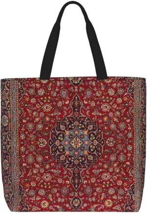 Tote Bag For Women Persian Turkish Oriental Shoulder Bags Large Grocery Handbag Crossbody Bag For Work Travel Shopping
