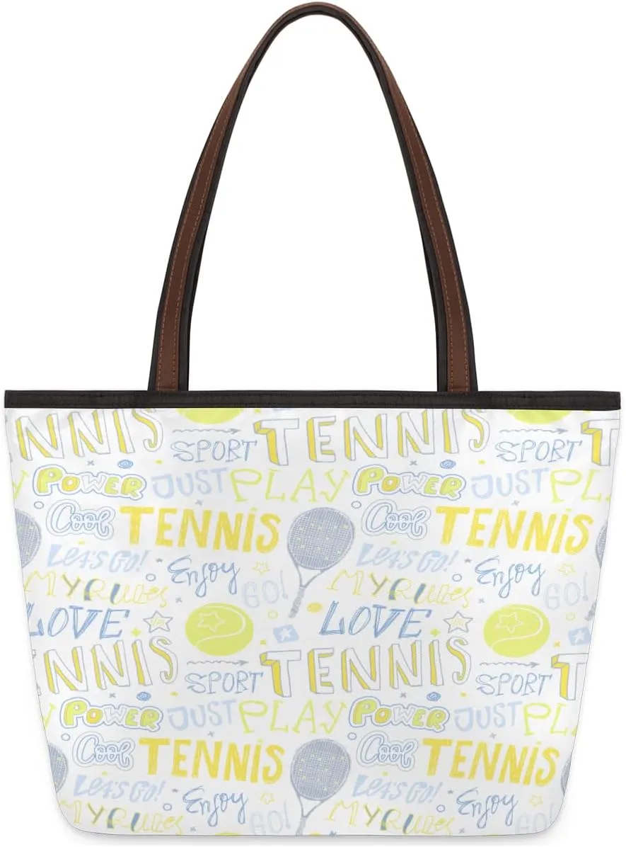 Tote Bag for Women with Zipper Large Capacity Top Handle Casual Shoulder Bag Handbag Reusable Shopping
