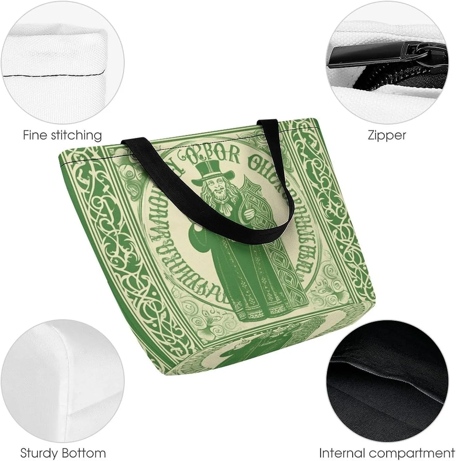Tote Bag Reusable Grocery Bag Foldable Shopping Bag Extra Large Shoulder Bag Rooster Tote Bag for Travel Work