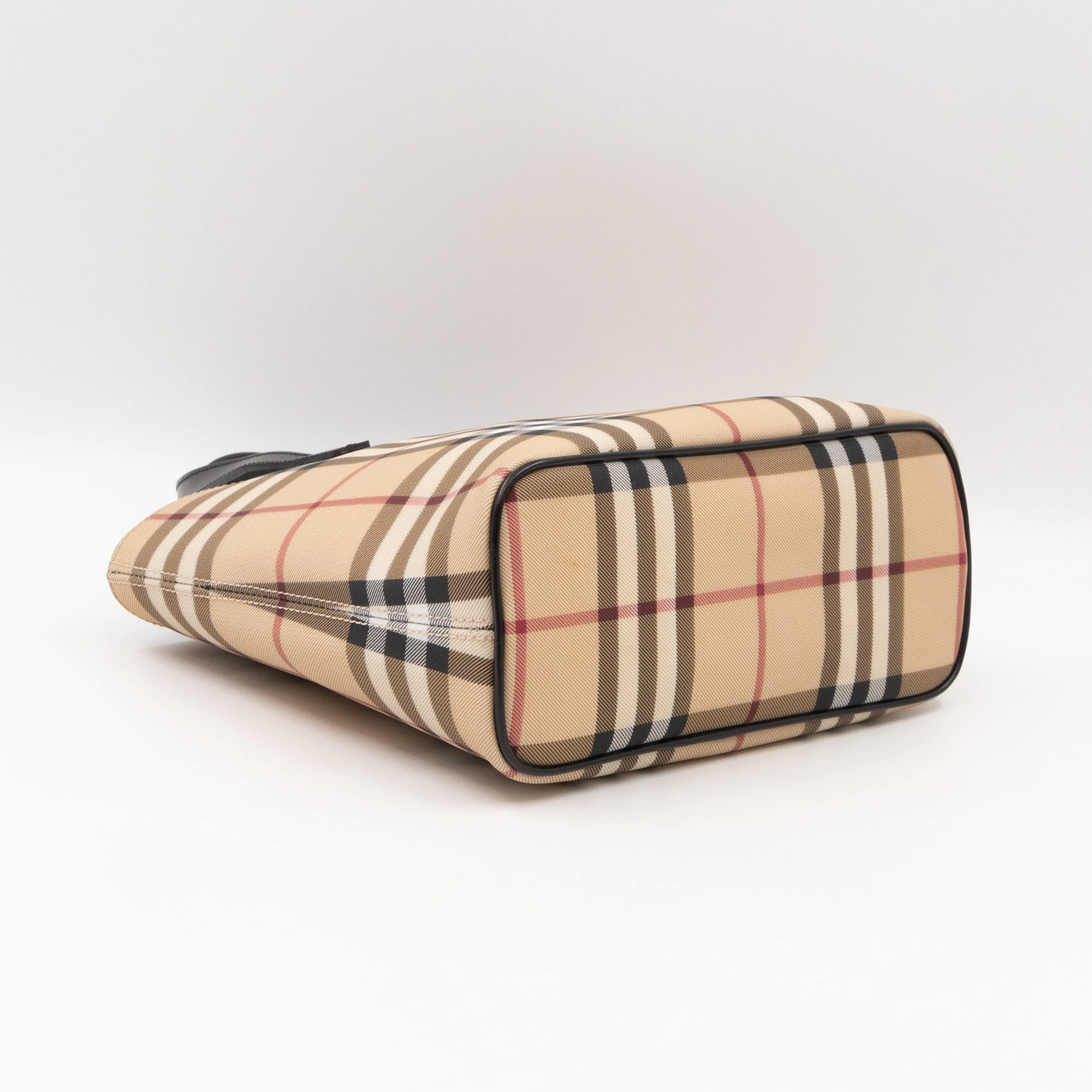 Tote Bag Small House Nova Check PVC Canvas