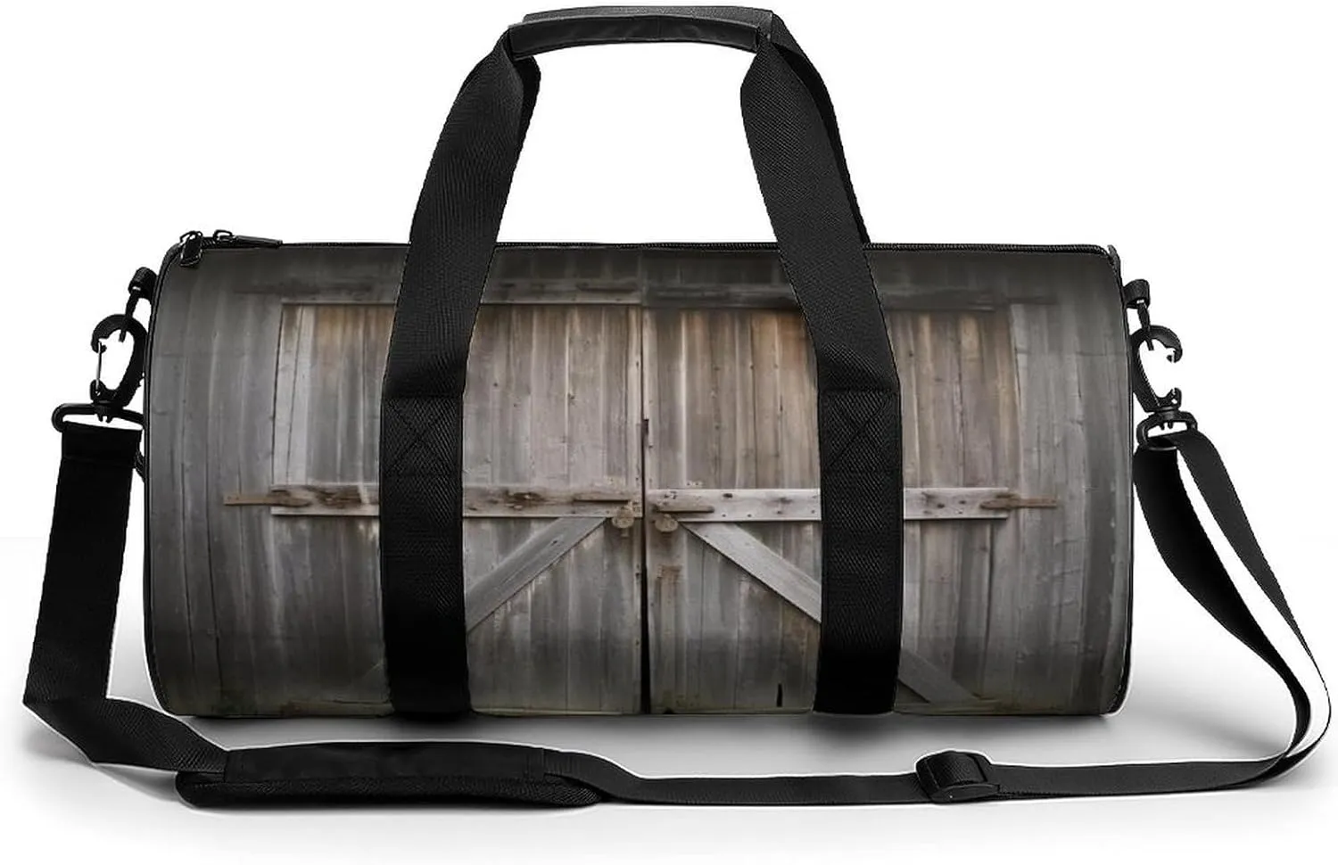 Travel Duffel Bag Weekender Bags for Men Women Large Capacity Overnight Bags Old Barn Doors Travel Sports Gym Bag Canvas Carry On Tote Bags for Travel Yoga