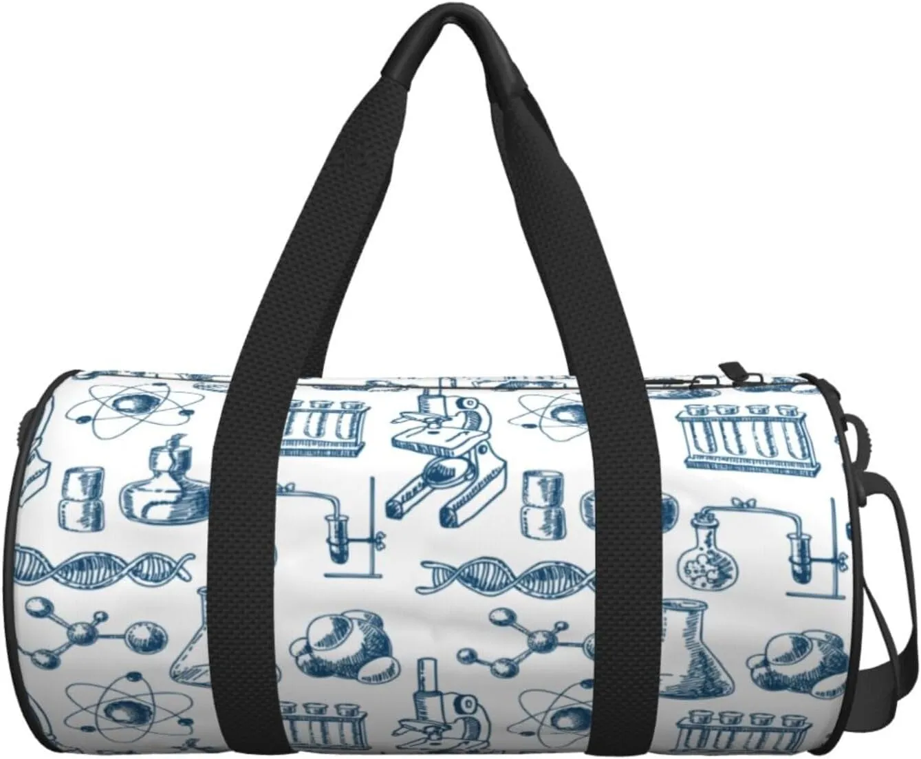 Travel Duffle Bag for Men Women, Chemistry Equipment Duffle Bags for Sport Gym Overnight Luggage