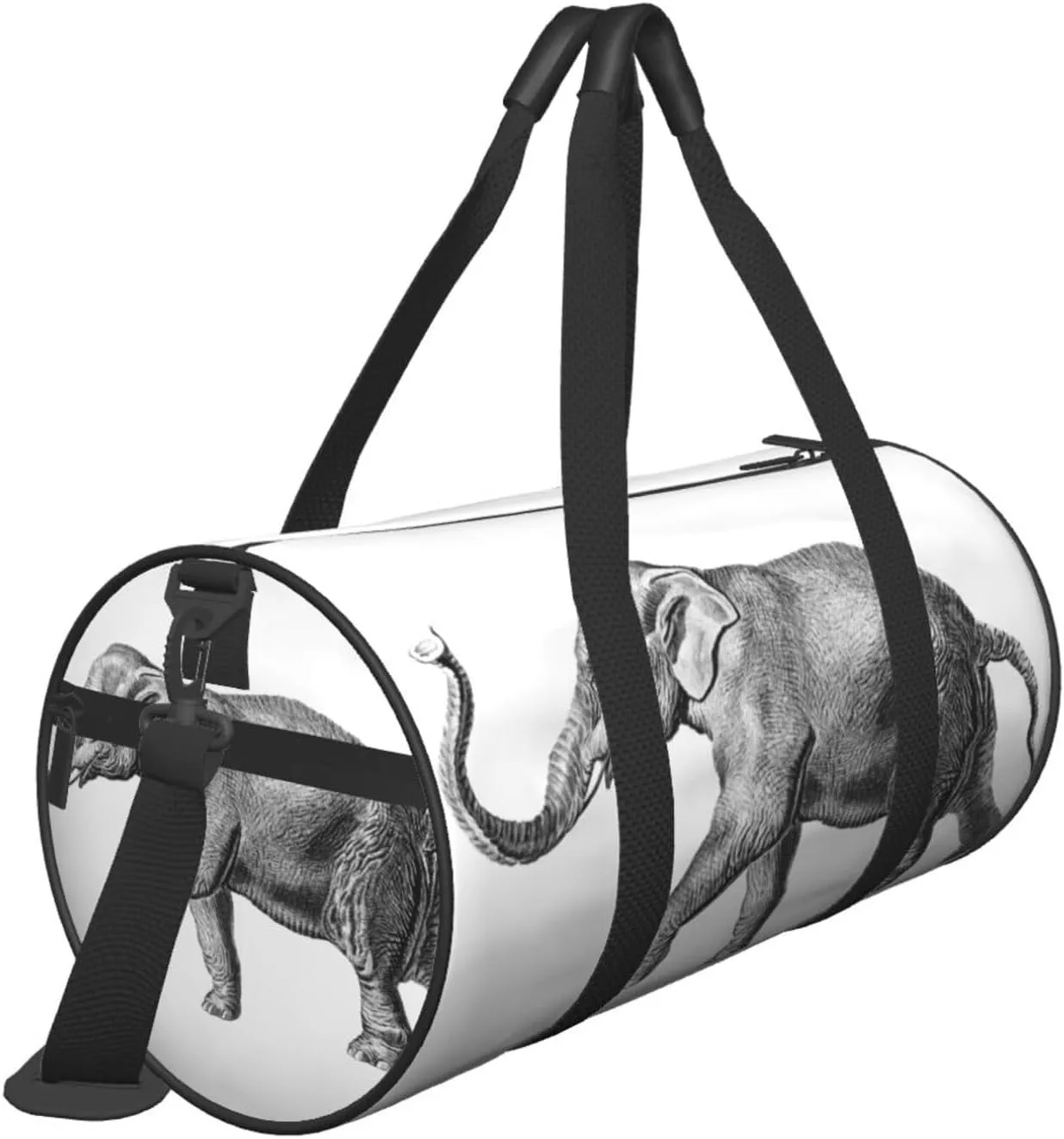 Travel Duffle Bag for Men Women, Elephant Duffle Bags for Sport Gym Overnight Luggage