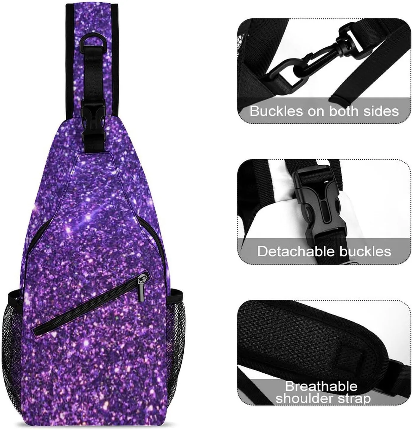Underwater Paisley Versatile And Convenient Multipurpose Crossbody Bag - Perfect for Travel And Hiking