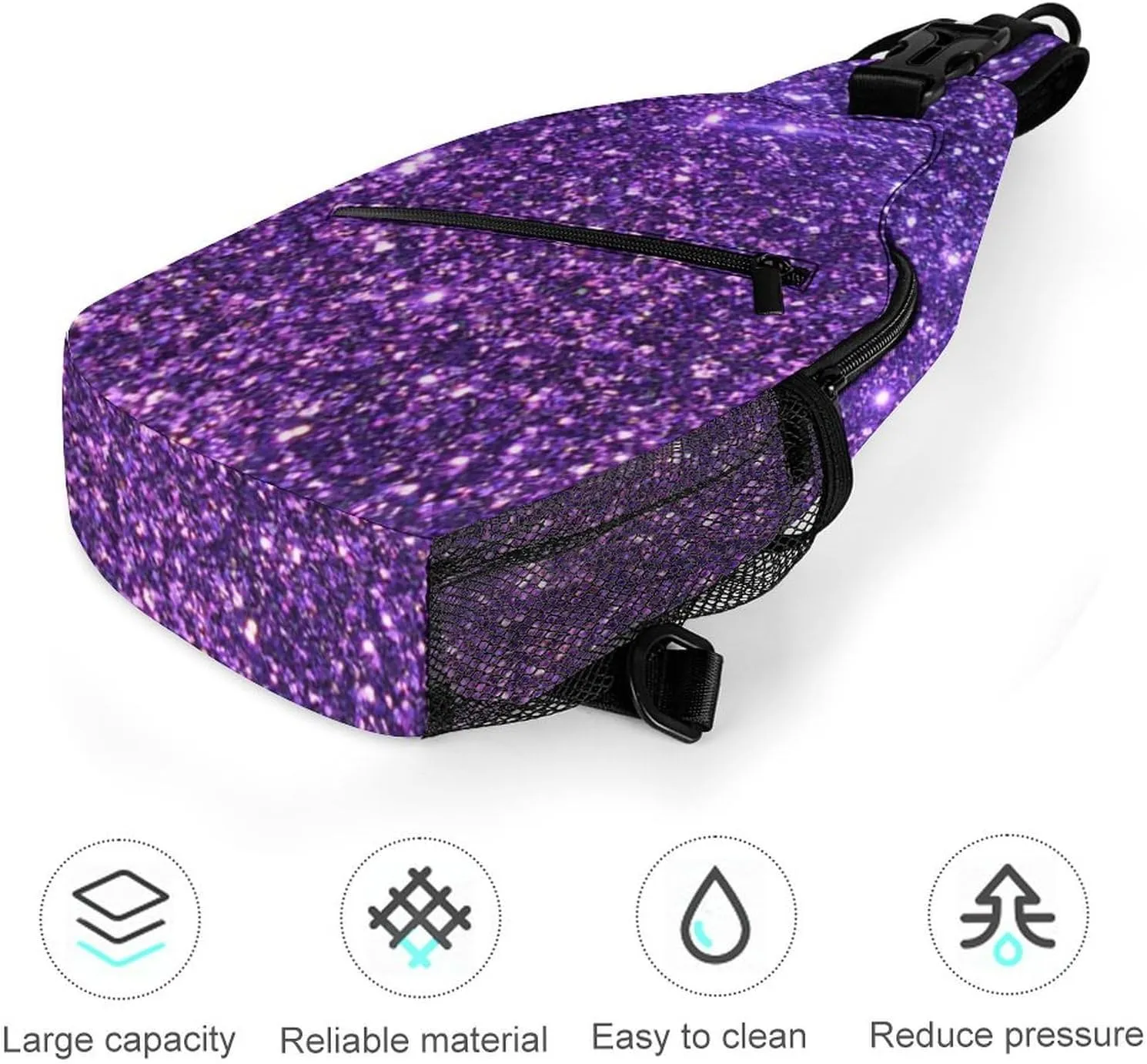 Underwater Paisley Versatile And Convenient Multipurpose Crossbody Bag - Perfect for Travel And Hiking