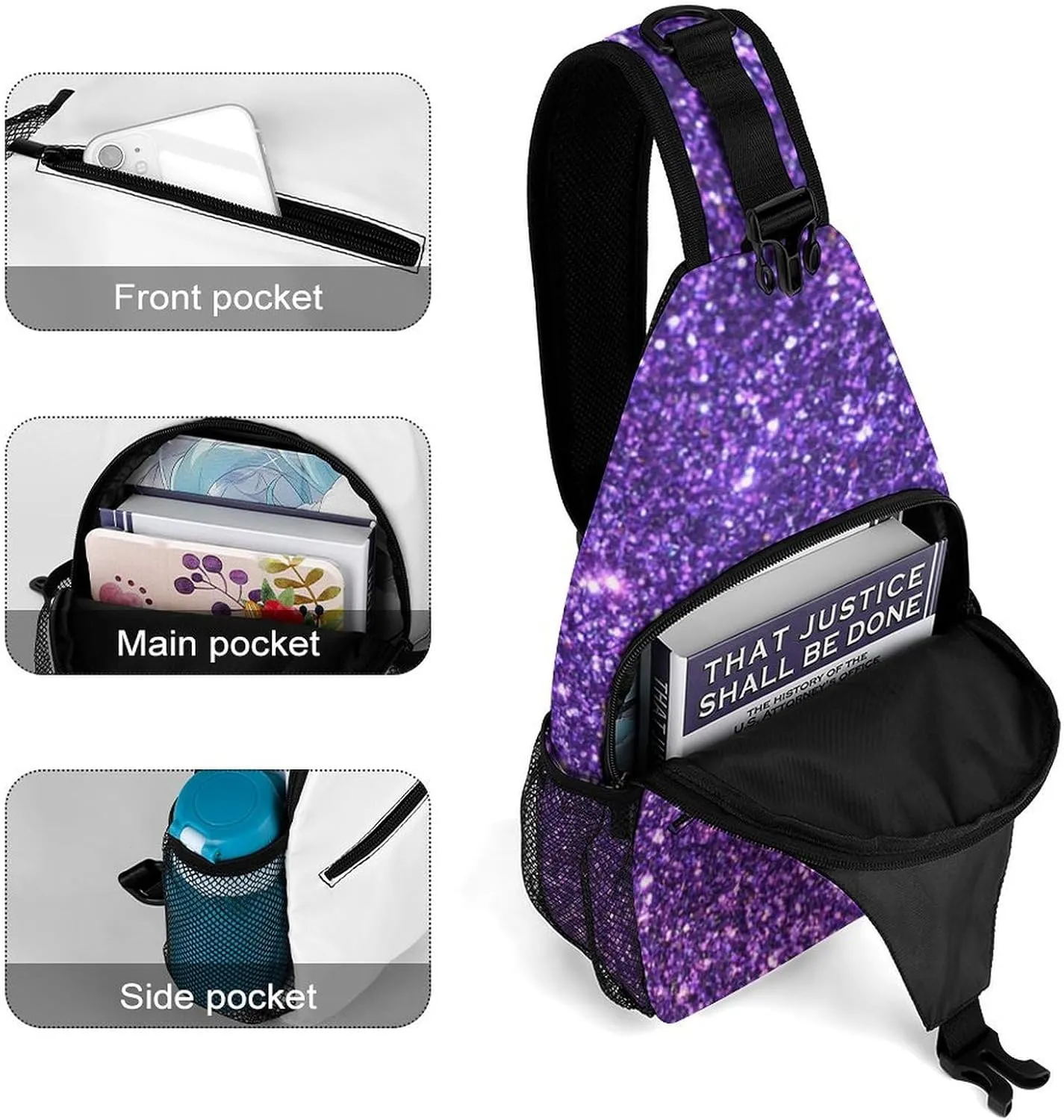 Underwater Paisley Versatile And Convenient Multipurpose Crossbody Bag - Perfect for Travel And Hiking