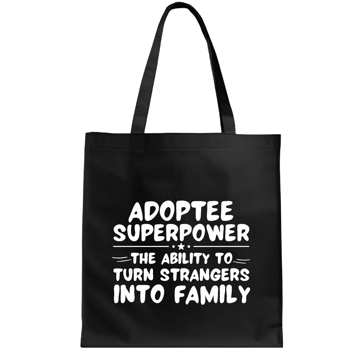 Unique and Heartfelt Gifts for Adoptive and Foster Parents Celebrate Adoption Day Navy Black Multicolor Canvas Tote Bag