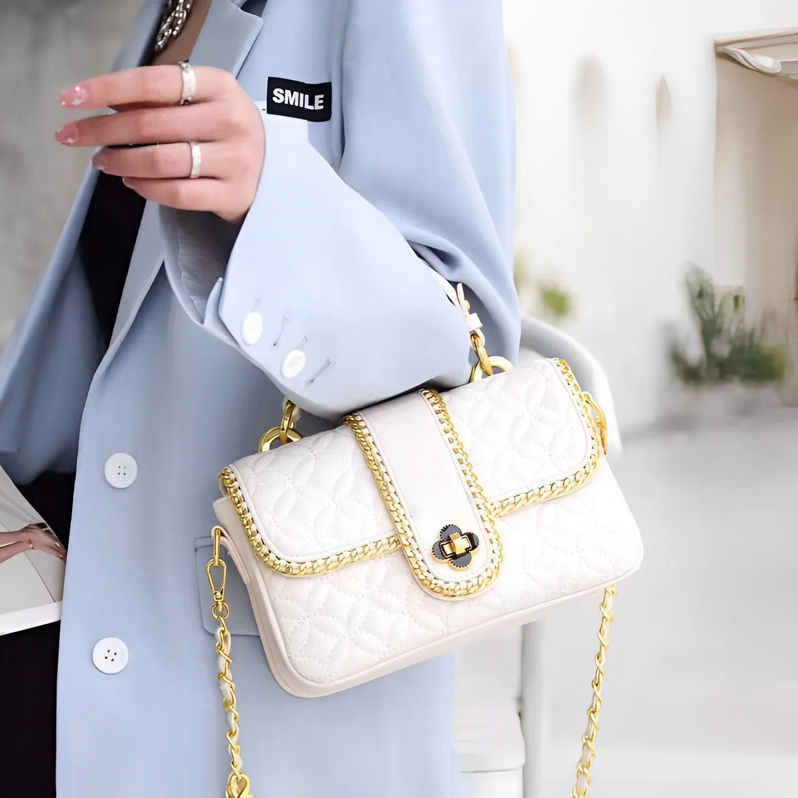 Valerie Real Leather Crossbody Bag