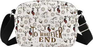 VAMSII Terrasen Horizontal Crossbody Bag To Whatever End Throne Of Glass Inspired Gift Bookish Gift
