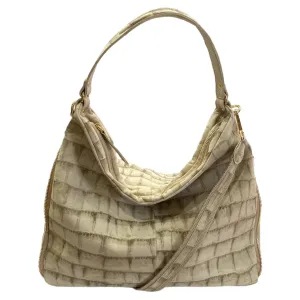 VENUSA L. BEIGE ART LEATHER 2 IN 1 BAG