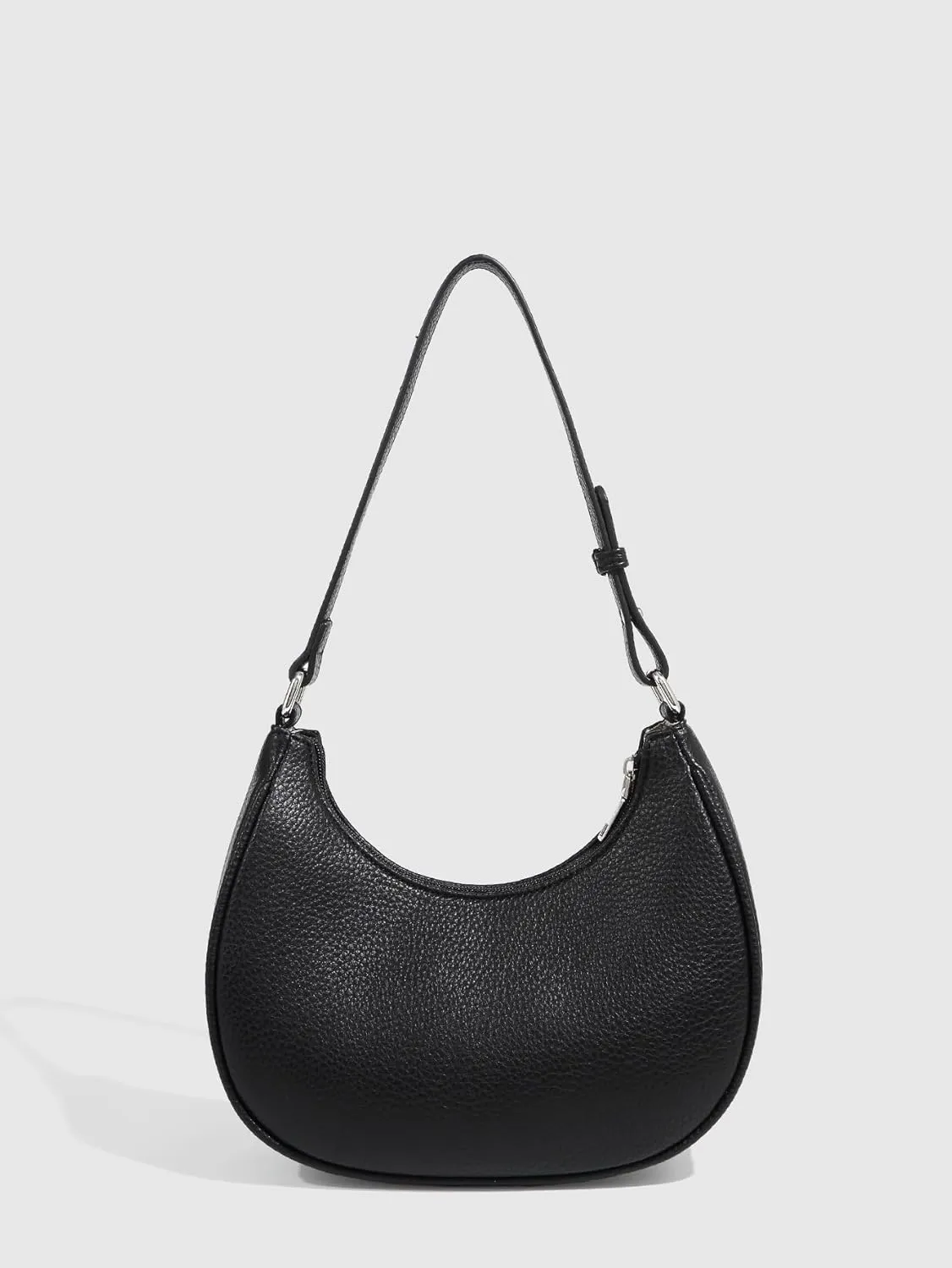 Verdusa Women's Leather Cresent Shoulder Bags Top Handle Hobo Underarm Purse