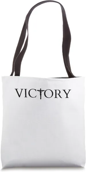 victory in Jesus, Christian victory, religious graphic Tote Bag