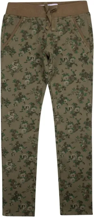 VIGOSS Girls Printed Leggings Knit Active Pants (8) Fern Green