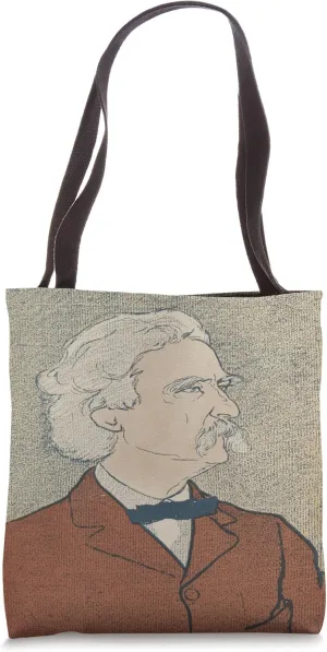 Vintage Mark Twain Portrait (1898) Tote Bag