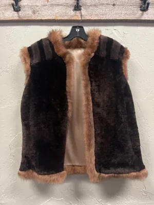 *VTG SHEARLING VEST