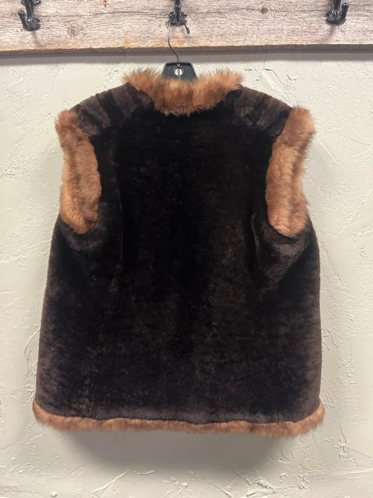 *VTG SHEARLING VEST