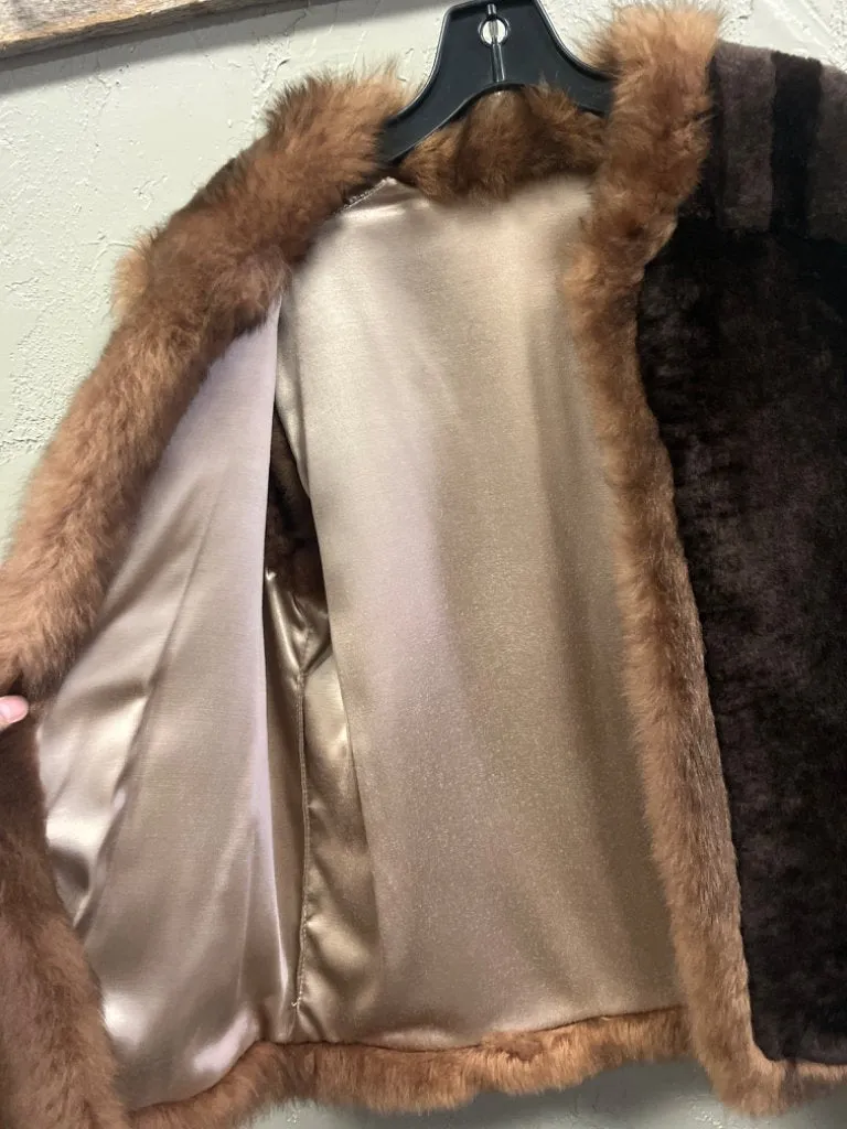 *VTG SHEARLING VEST