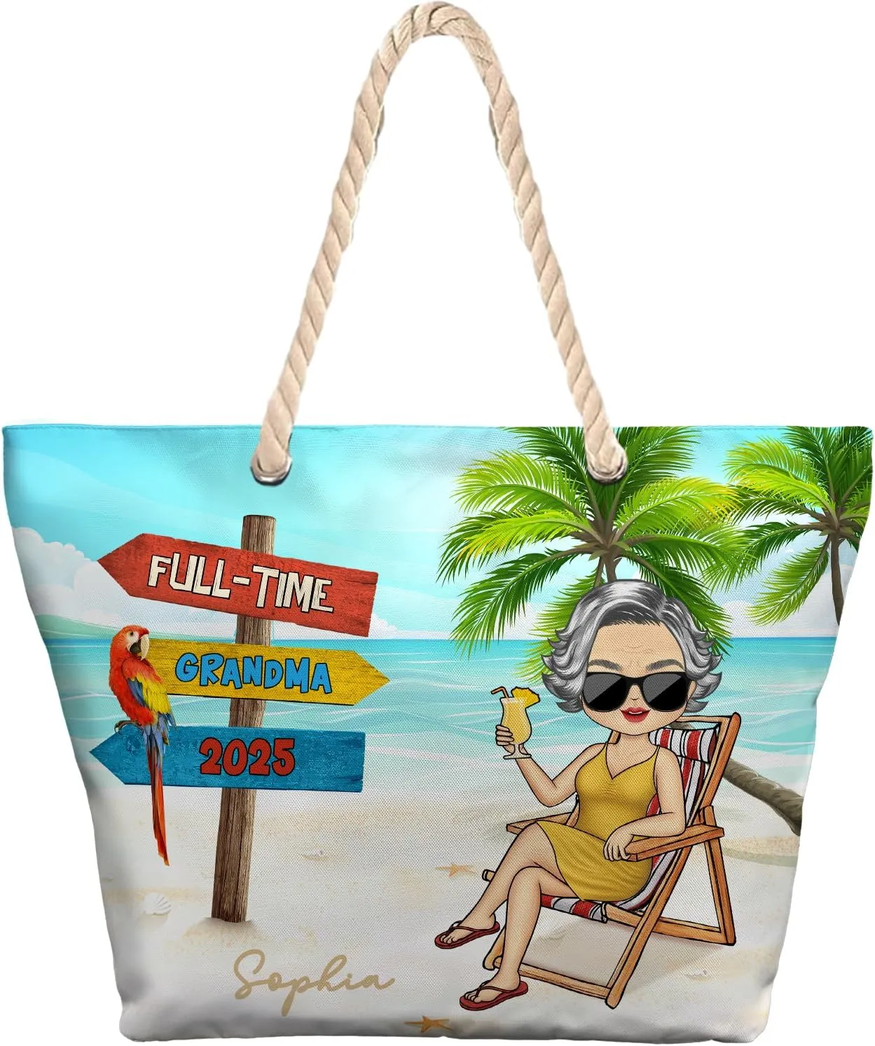 WANDER PRINTS Personalized Beach Bag - Gift for Bestie