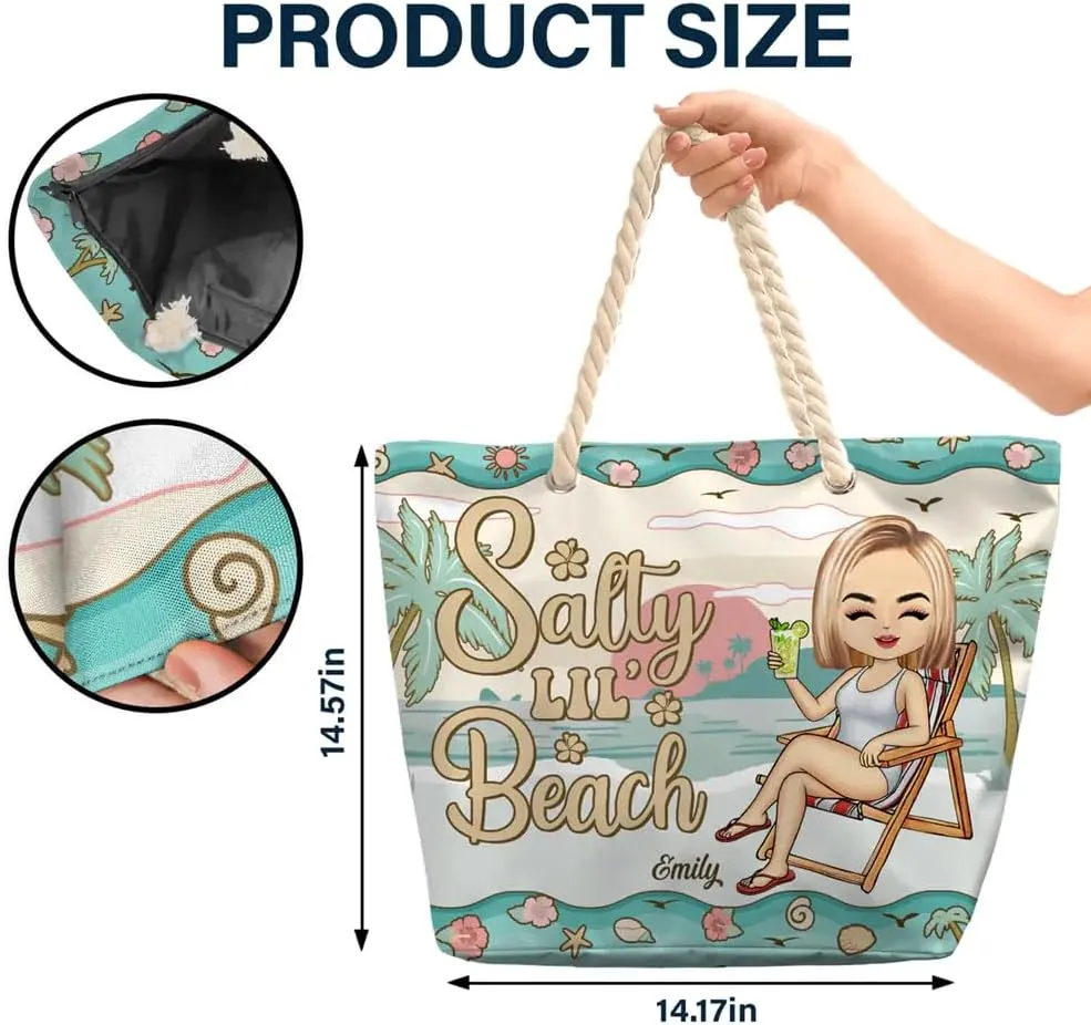 WANDER PRINTS Personalized Beach Bag - Gift for Bestie
