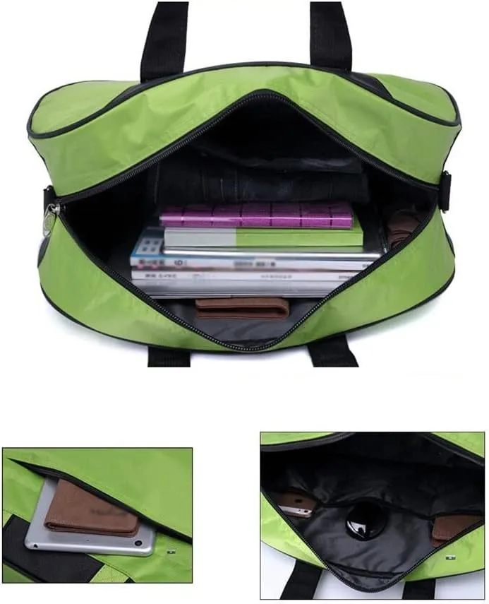 Waterproof Portable Travel Bag Unisex Motion Handbag Shoulder Bags Wear(Gray)