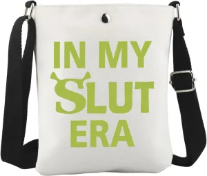 WCGXKO In My Slut Era Crossbody Bag Green Monster Gift Monster Movie Gift for Movie Fans