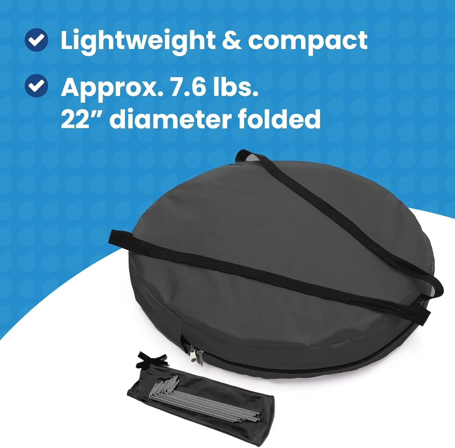 WeatherPod® The Original Shark Tank MyPod™ 1-2 Person Pop-Up Pod - Stay Warm, Dry, and Out of The Sun - Weather Pod for Sports, Rain, or Wind