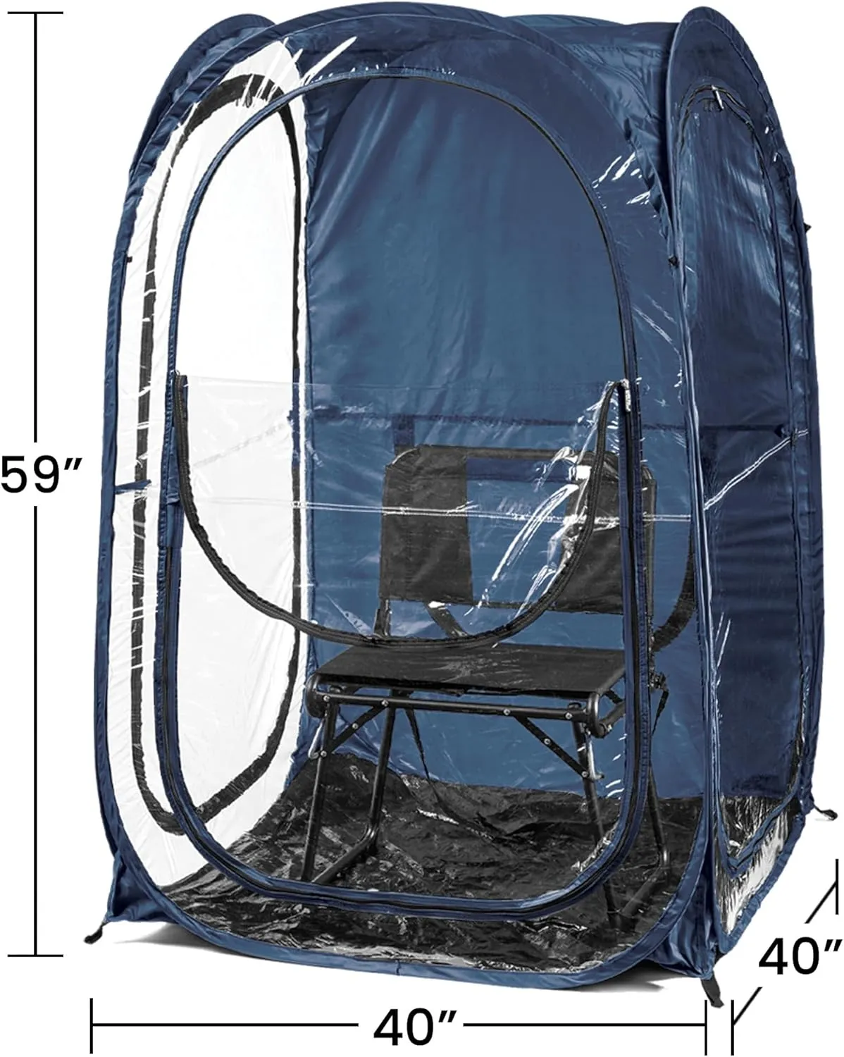 WeatherPod® The Original Shark Tank MyPod™ 1-2 Person Pop-Up Pod - Stay Warm, Dry, and Out of The Sun - Weather Pod for Sports, Rain, or Wind