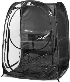 WeatherPod® The Original Shark Tank MyPod™ 1-2 Person Pop-Up Pod - Stay Warm, Dry, and Out of The Sun - Weather Pod for Sports, Rain, or Wind