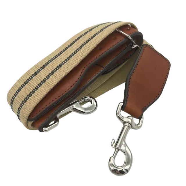 Webbing and Bridle Leather Crossbody/Shoulder Bag Strap