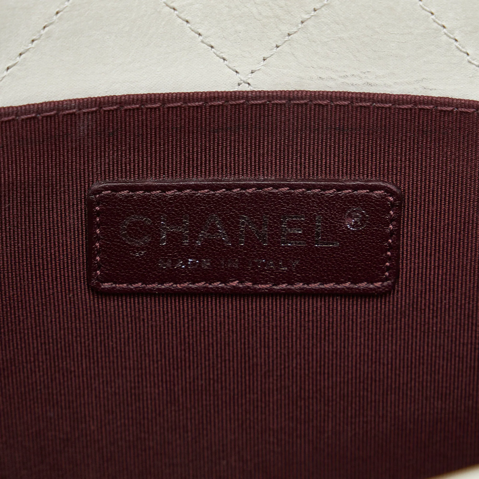 White Chanel Medium Shearling Boy Flap Crossbody Bag