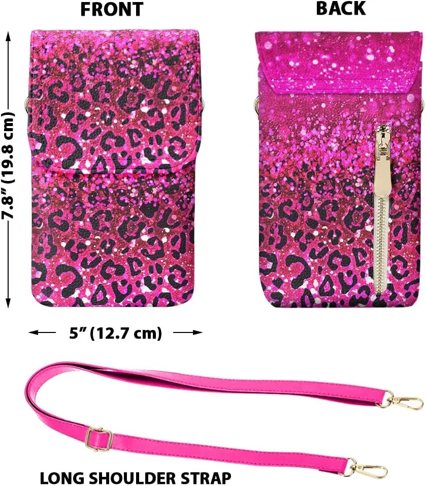 WIRESTER Small Crossbody Cell Phone Bag, Cute Shoulder Bag, Fashionable Bag for Walking, Traveling, Shopping, Working