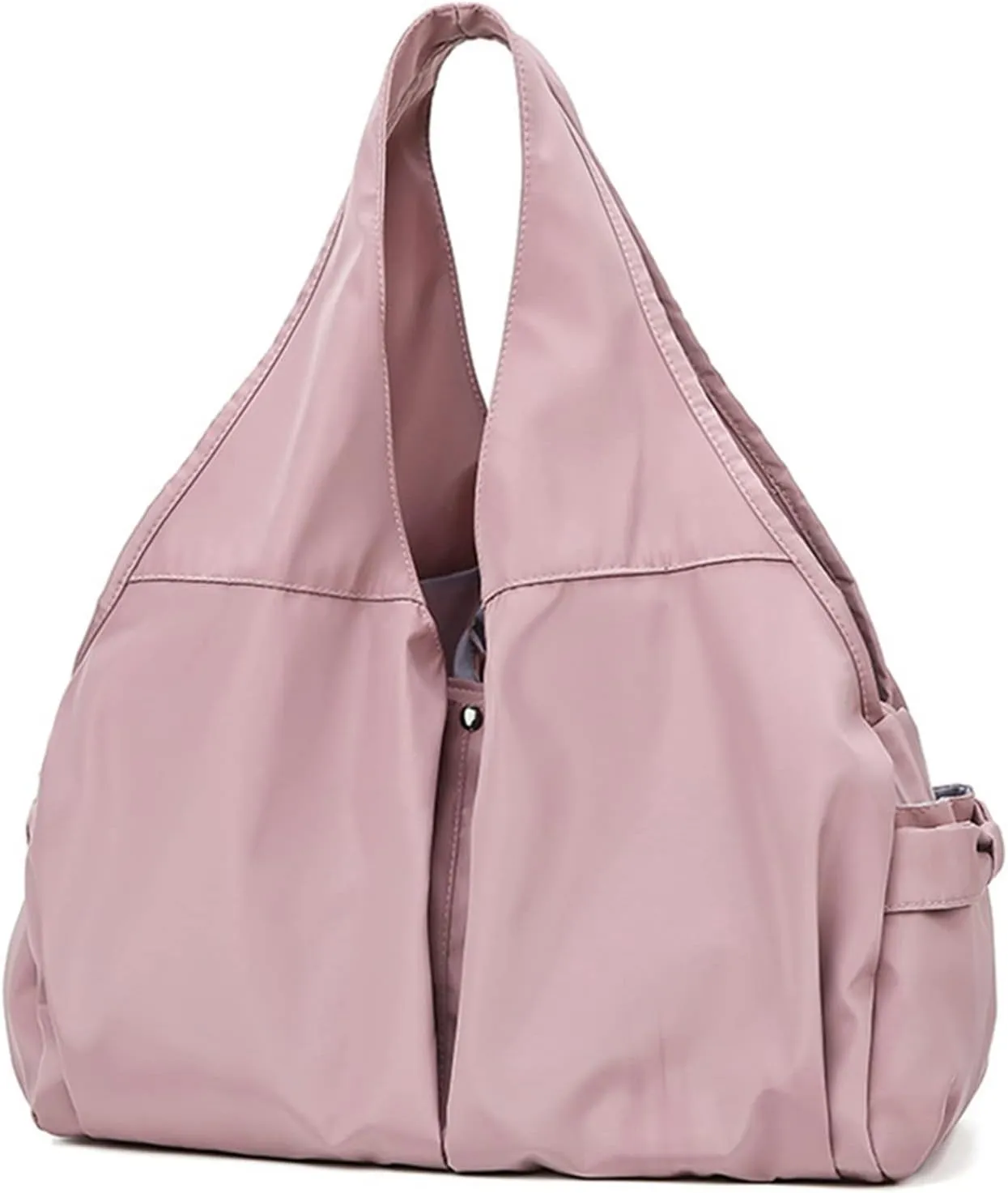women Fitness For Gym Yoga Training Bags Outdoor Travel Storage Handbag Sport Duffel Luggage Tote Bag (Sweet Pink)