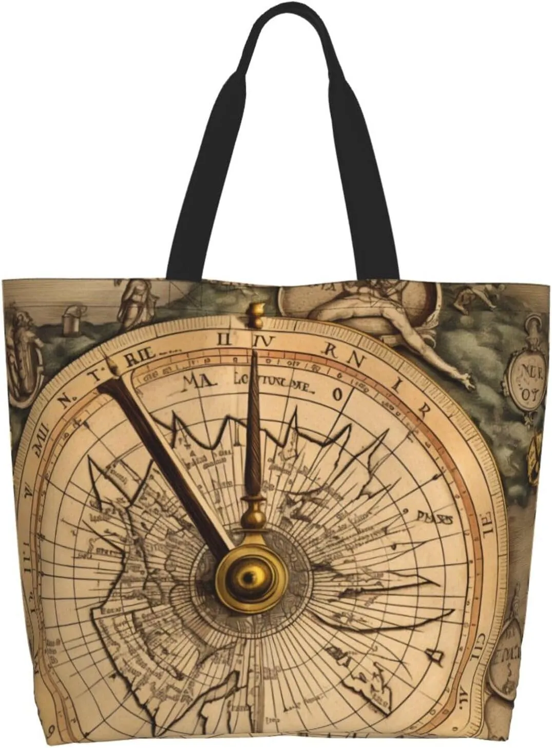Women Printed Cross Body Bag Many Foxes Casual Handbag Shopping Bag