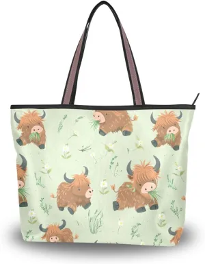 Women Tote Bags Yak Ox Top Handle Satchel Handbags Shoulder Bag for Shopping 20858080