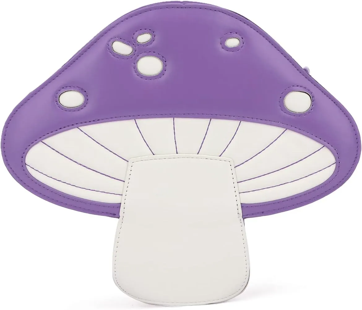 Women Unique Cute Mushroom Shaped Crossbody Purse Bags Small Lovely Shoulder Bags