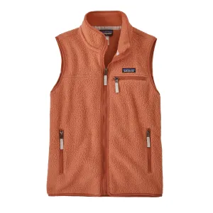 Womens Retro Pile Vest - Sale