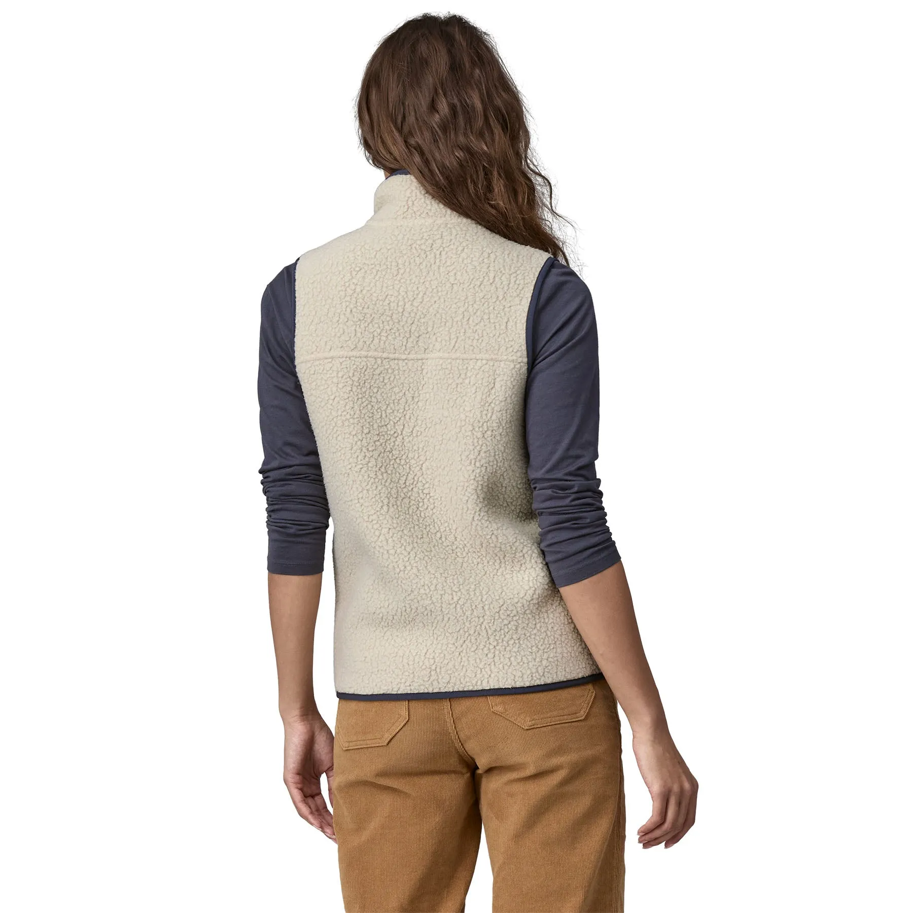 Womens Retro Pile Vest