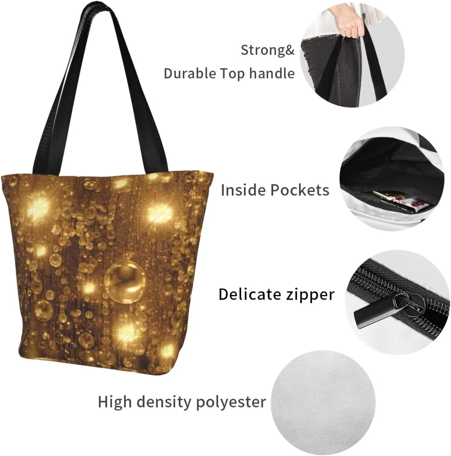 Women's Shoulder Bag with Karate Boy Vector Changeable Belt Color Printed Handbag Tote Bag Shopping Bags