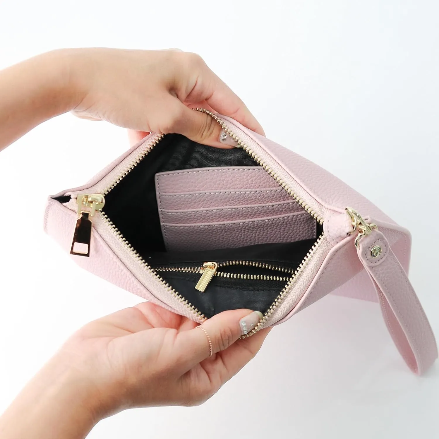 Women's Wristlet Handbag, Clutch Purse, Wristlet Wallet, Travel Organizer, Organizer Clutch, Wristlet Clutch