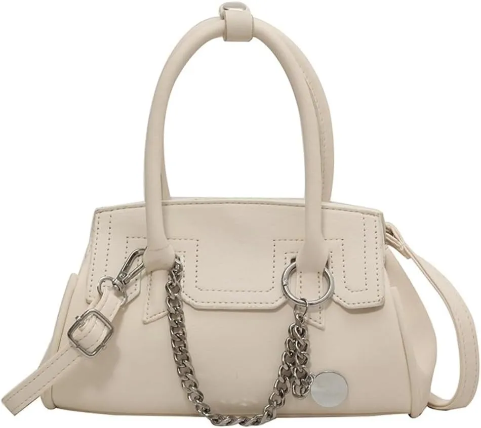 Women's Y2K Style Small Crossbody Shoulder PU Leather Clutch Purse Satchel Hobo Handbag