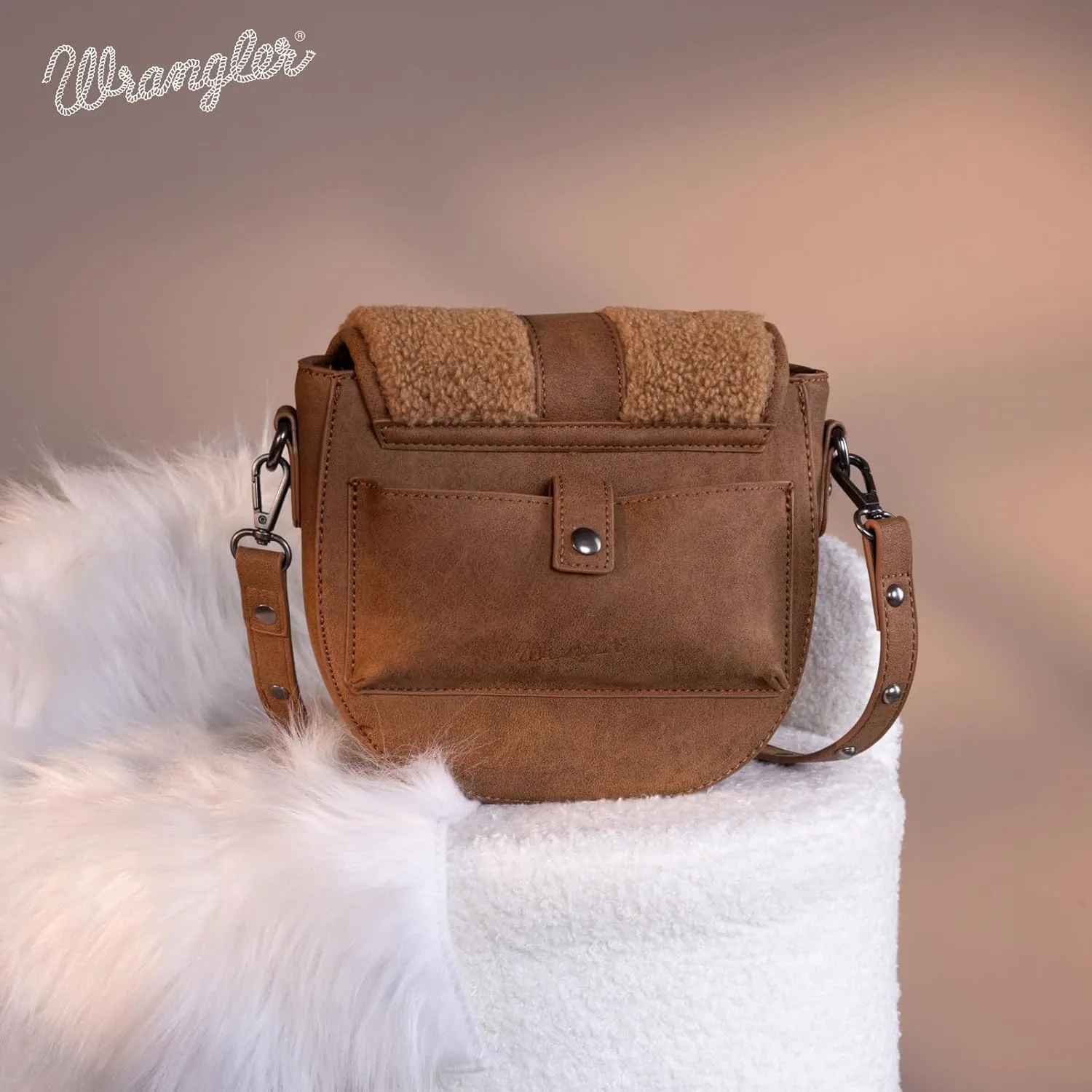 Wrangler Crossbody Bag Western Flap Purse for Women Travel